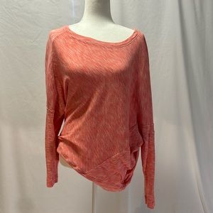 Anthropologie Slouchy, Asymmetric, Tee in soft rib knit
